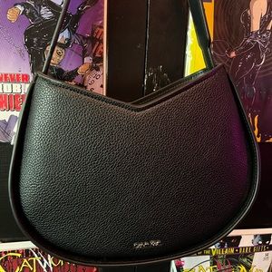 Calvin Klein Black Willow Demi Shoulder Bag